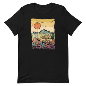 "Desert Sunset" Mountain Bike T-Shirt