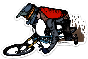 MTB Berm Slash Decal