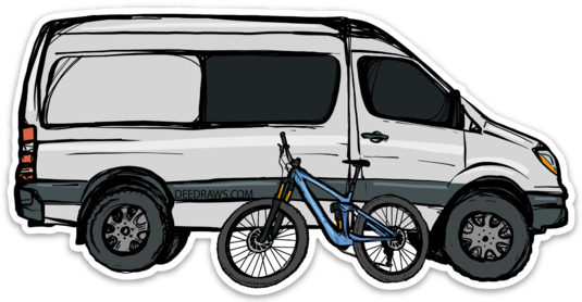 Sprinter Van MTB Decal