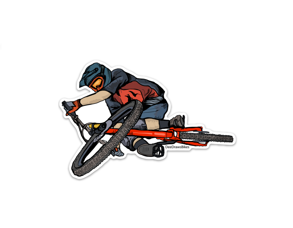 mountainbike whip Whip MTB Decal – DeeDraws