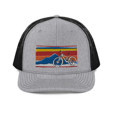 Load image into Gallery viewer, Sunset Mountain Bike Trucker Cap