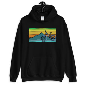 "Colored Sunset" Mountain Bike Hoodie