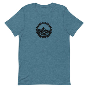 "Mountain Chainring" Mountain Biking T-Shirt