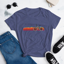 Load image into Gallery viewer, Women&#39;s &quot;Painted Mountains&quot; Mountain Biking T-Shirt