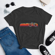 Load image into Gallery viewer, Women&#39;s &quot;Painted Mountains&quot; Mountain Biking T-Shirt