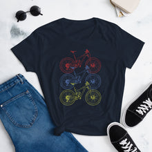 Load image into Gallery viewer, Women&#39;s &quot;Technicolor&quot; Mountain Biking T-Shirt